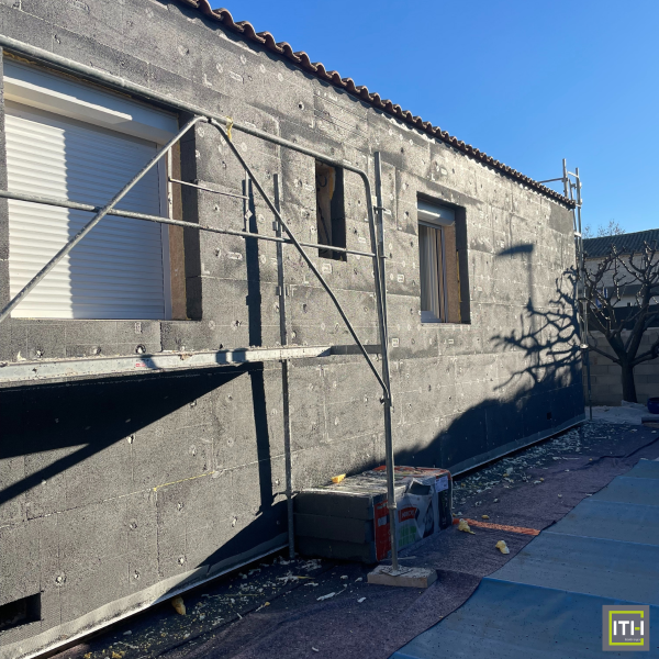 Processus isolation thermique par l'extérieur à Lunel par ITH EcoEnergie