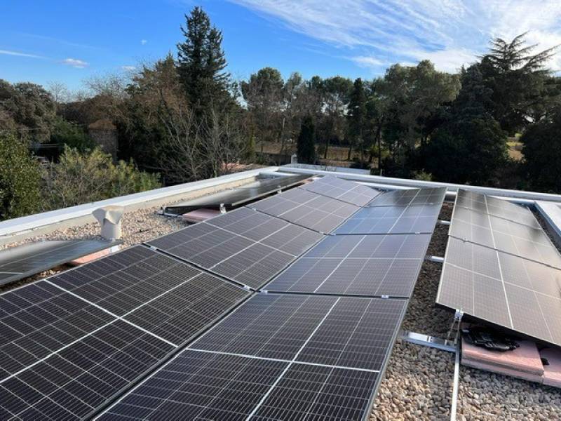 installation panneaux solaires dans l'Hérault saint aunès proche Montpellier