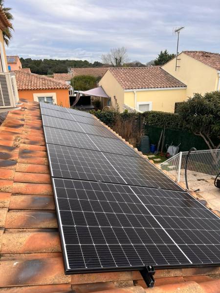 installation panneaux photovoltaïques Montaud 34
