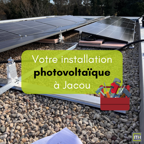 Travaux d'installation de panneaux solaires photovoltaïques à Jacou